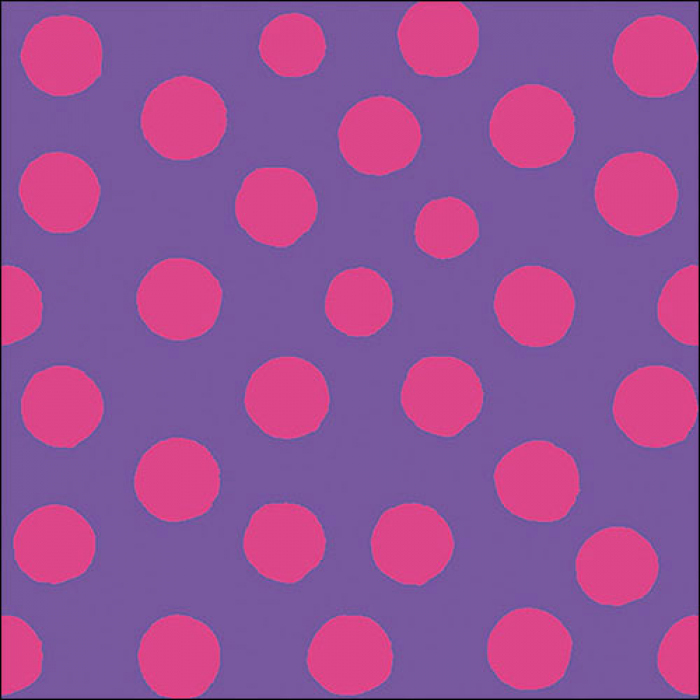 Guardanapo papel 33X33 (20 unidades): Polka Dots Lilás e Rosa - Image 2