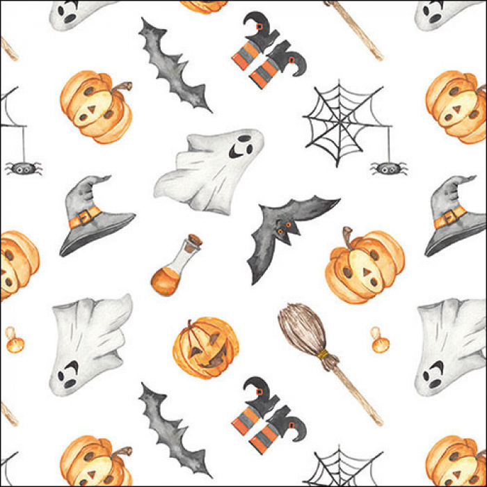 Guardanapo papel 33X33: Símbolos Halloween - Image 2