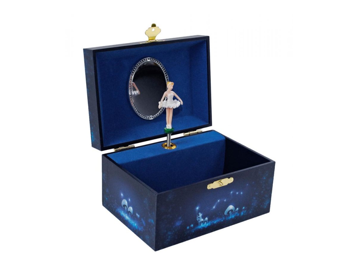 Caixa de música Bailarina azul Estrelas - Image 3