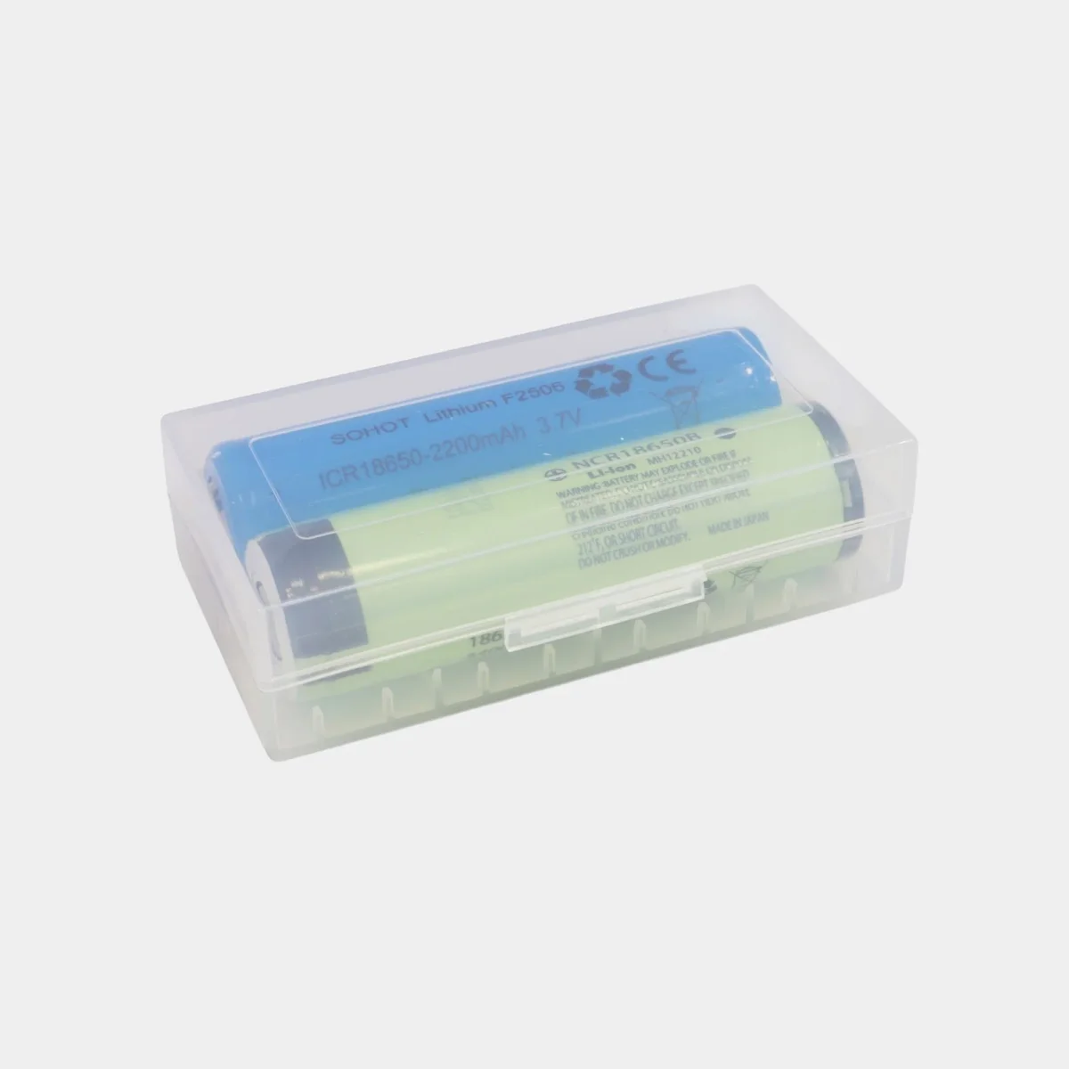 Caja estanca para 2 pilas 18650 Batteries - BasicNature - Image 2