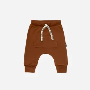 Calça Bolsão Unissex | Liso Chocolate