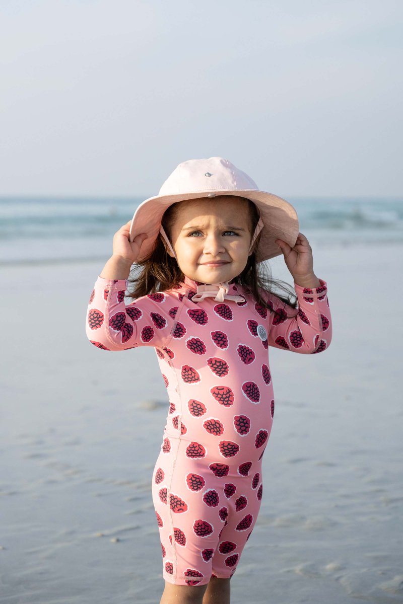 Gorro Anti UV bebe/niño - Rosa - Image 4