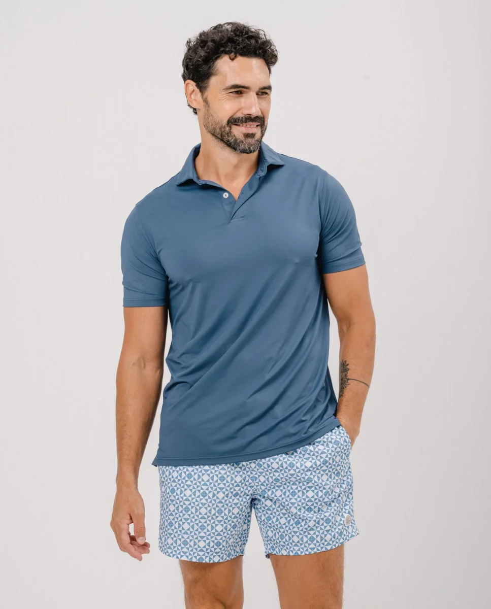 POLO ACTIVE+ HOMBRE - Azul Marino - Image 3
