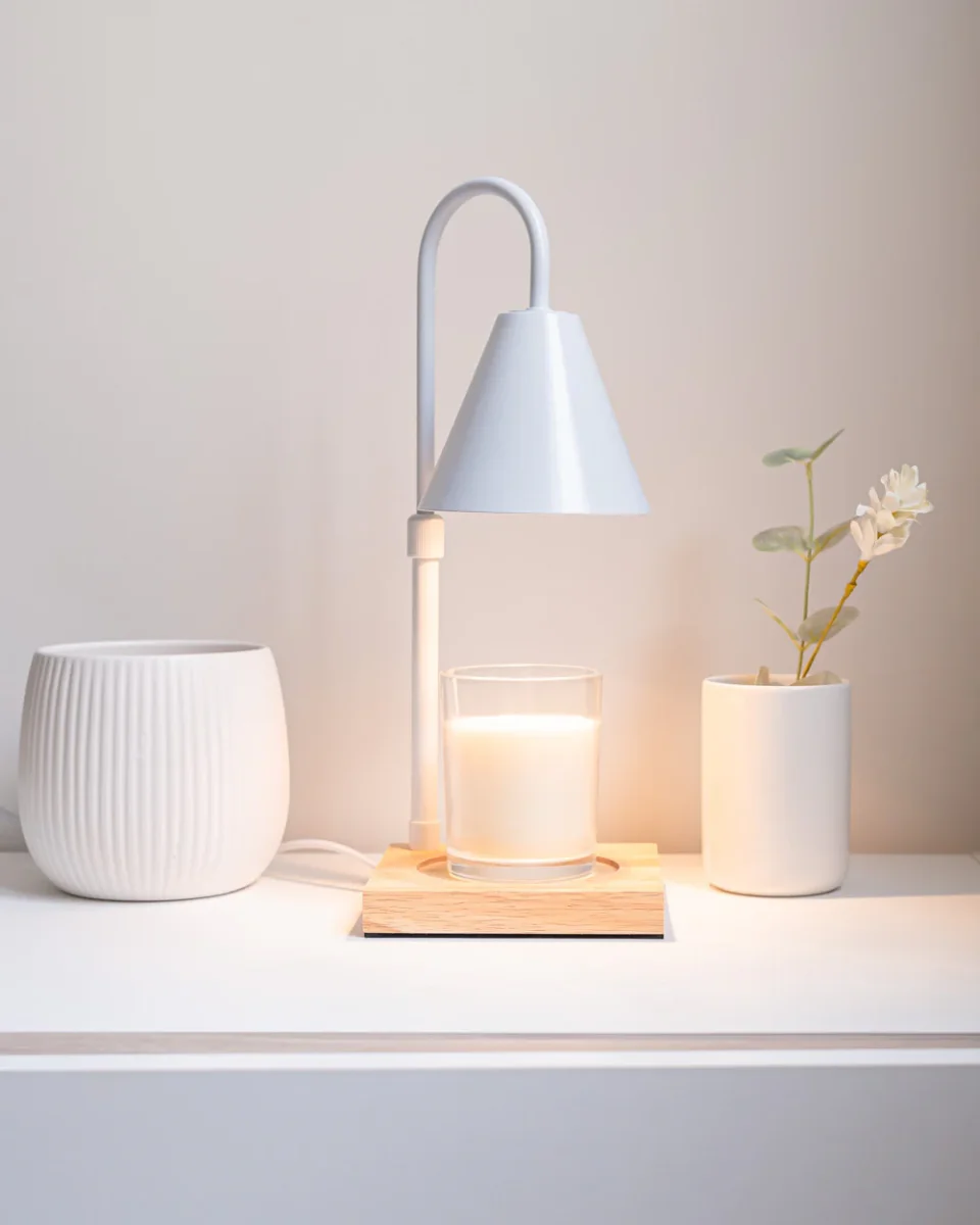 Candeeiro Aquecedor de Velas: Prana Branco - Image 3