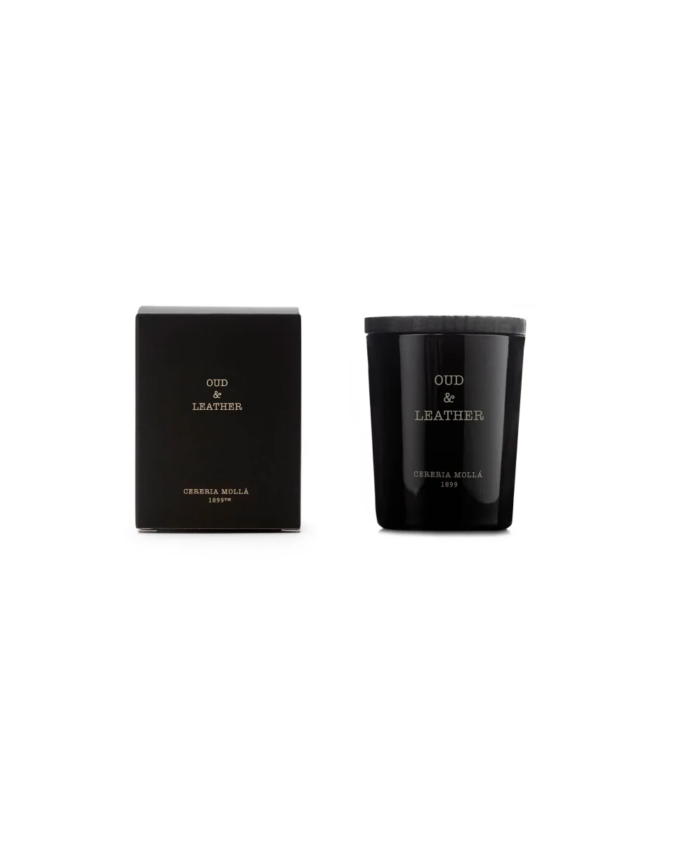 Vela Mini 70gr Cereria Mollá: Oud & Leather (Oud e Couro)