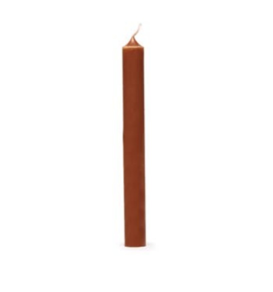 Vela castiçal 19cm Castanha: Cereria Mollá – 1 unidade - Image 2