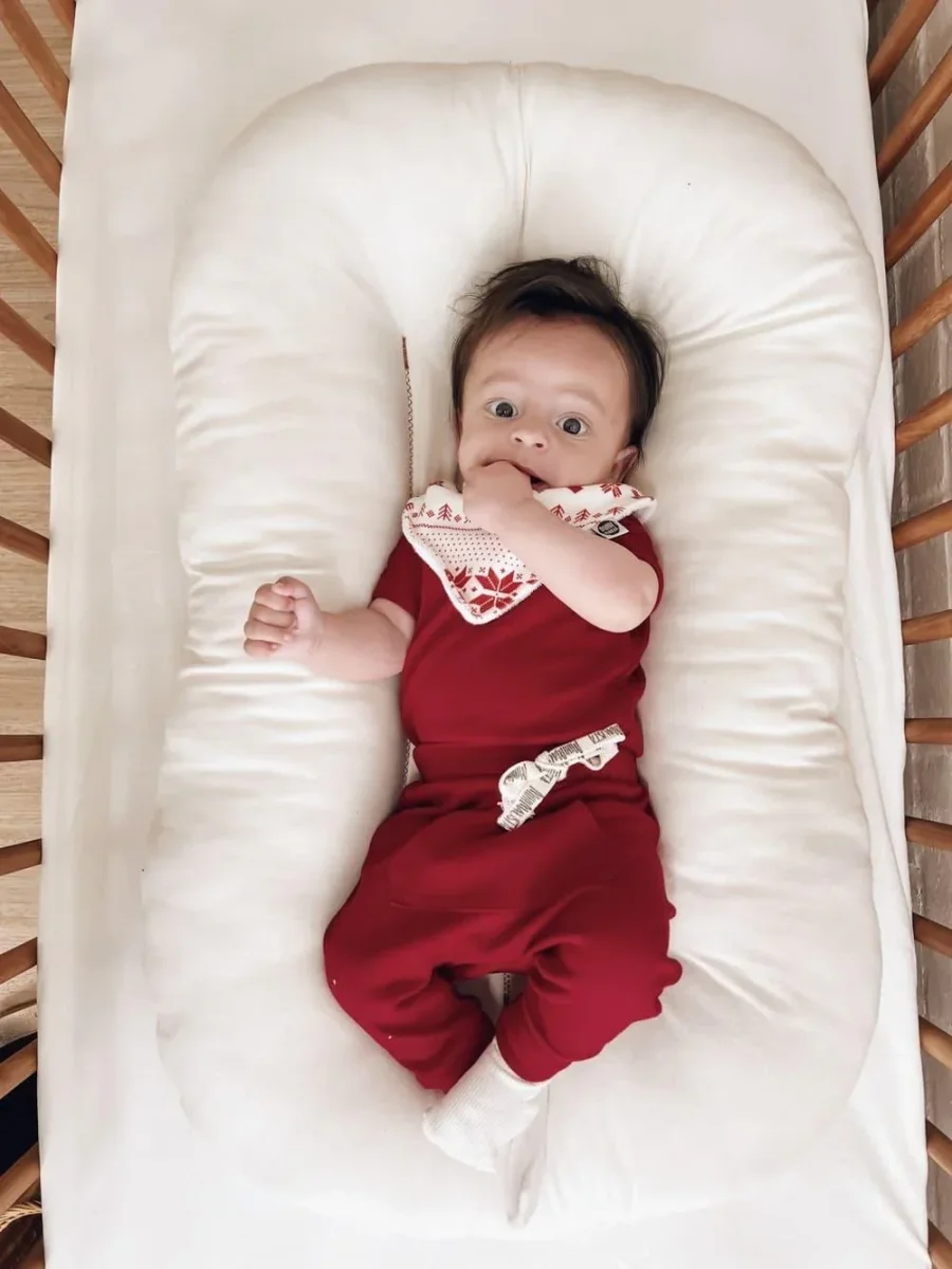 Calça de Bebê Unissex Bolsão MiniMalista | Liso Real Red - Image 6