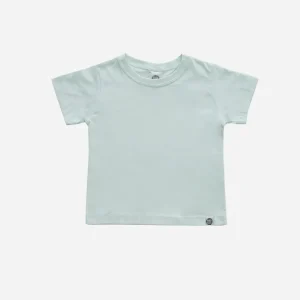 Camiseta Infantil Manga Curta Unissex | Liso Mint