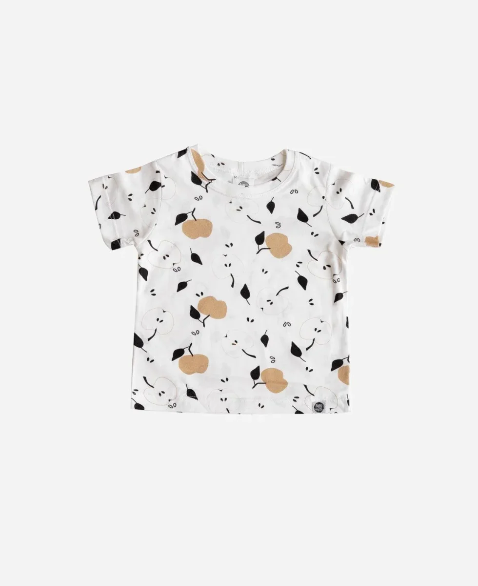 Camiseta Infantil Manga Curta Unissex | Apples