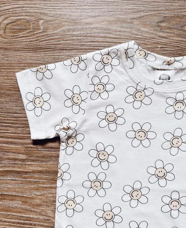 Camiseta Infantil Manga Curta Unissex | Flower Power - Image 3