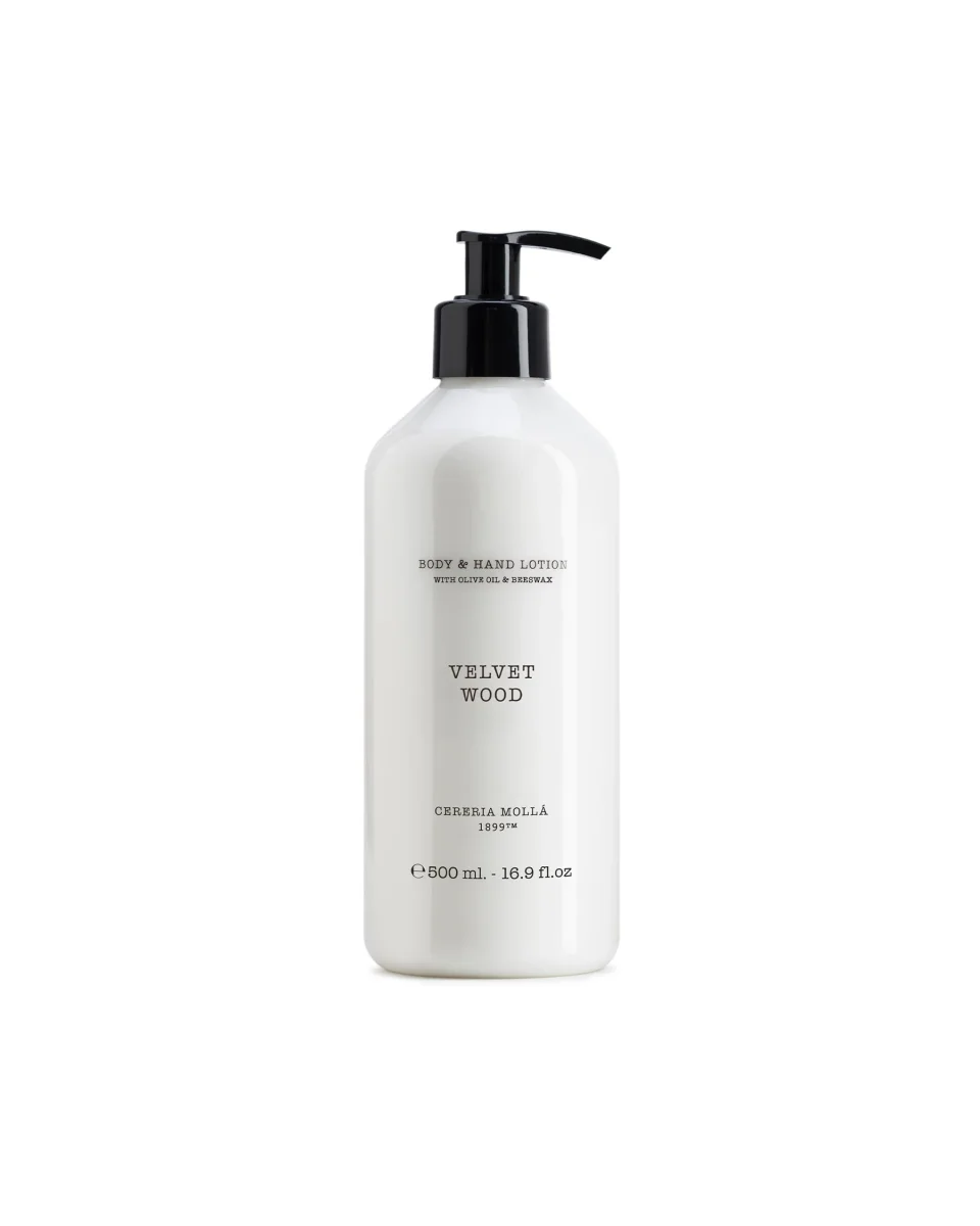 Creme Corpo e Mãos 500ml com dispensador Cereria Mollá: Velvet Wood - Image 2