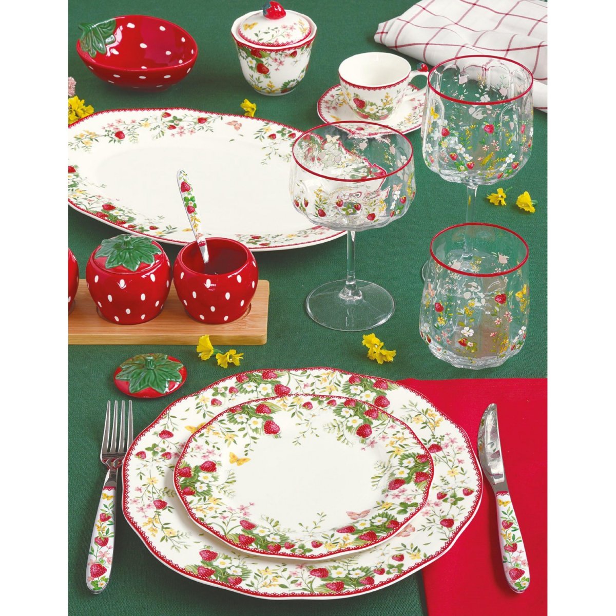 Tabuleiro melamina 42X20cm Jardin des Fraises: Easylife - Image 3