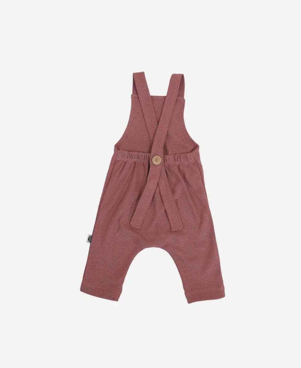 Salopette Infantil Unissex | Liso Dark Rose - Image 3